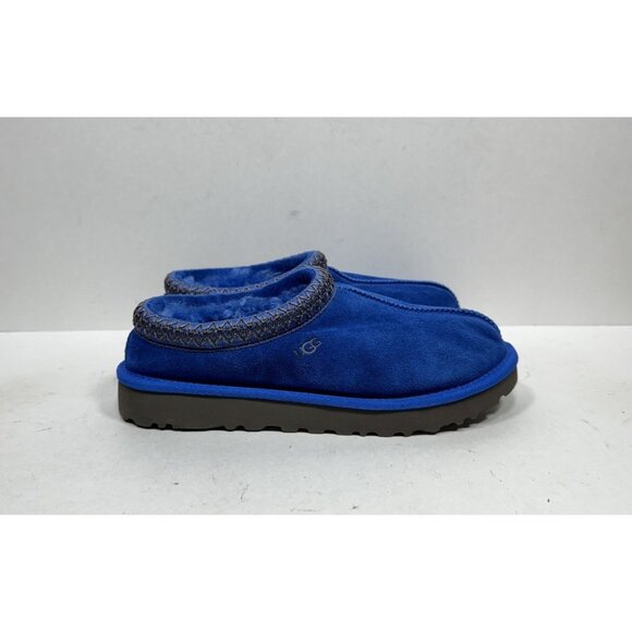 UGG Tasman Slipper Classic Blue Suede Slippers Slip on 5955 Women’s Size 7 - Picture 1 of 8